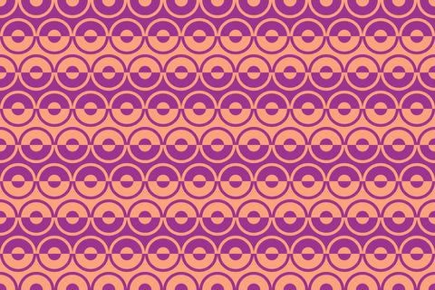 Geometric Pattern Geometric Background Circle Shapes and Designs Orange Colors 스톡 일러스트