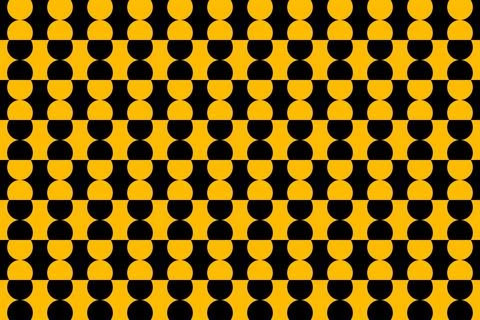 Geometric Pattern Geometric Background Circle Shapes and Designs Orange Colors Illustrazione stock