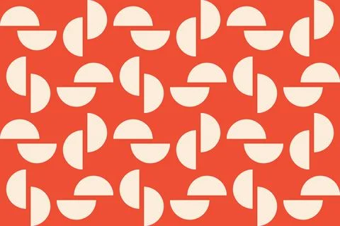 Geometric Pattern Geometric Background Circle Shapes and Designs Orange Colors イラスト素材
