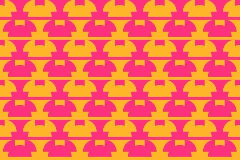 Geometric Pattern Geometric Background Circle Shapes and Designs Orange Colors 库存插图