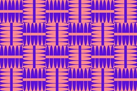Geometric Pattern Geometric Background Circle Shapes and Designs Orange Colors Stock Illustration