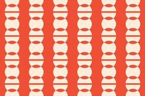 Geometric Pattern Geometric Background Circle Shapes and Designs Orange Colors Illustrazione stock