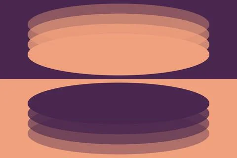 Geometric Pattern Geometric Background Circle Shapes and Designs Orange Colors Illustrazione stock