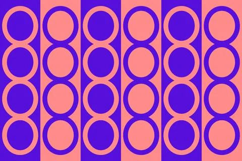 Geometric Pattern Geometric Background Circle Shapes and Designs Orange Colors 스톡 일러스트