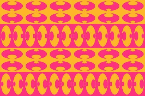 Geometric Pattern Geometric Background Circle Shapes and Designs Orange Colors Stockillustratie