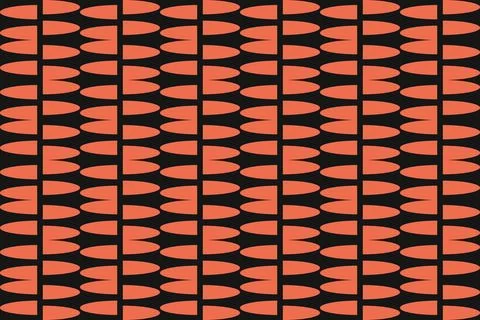 Geometric Pattern Geometric Background Circle Shapes and Designs Orange Colors Stock Illustration