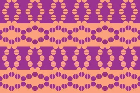 Geometric Pattern Geometric Background Circle Shapes and Designs Orange Colors Illustrazione stock