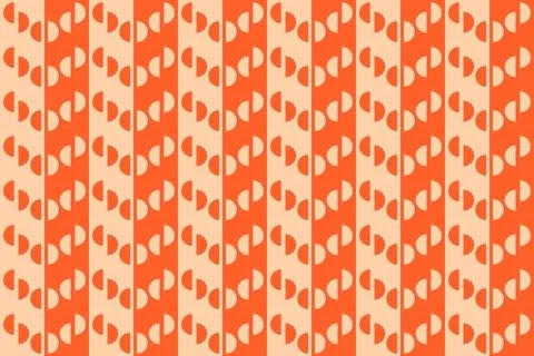 Geometric Pattern Geometric Background Circle Shapes and Designs Orange Colors Illustrazione stock