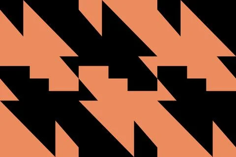 Geometric Pattern Geometric Background Triangle Shapes and Designs Orange Colors イラスト素材