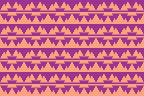 Geometric Pattern Geometric Background Triangle Shapes and Designs Orange Colors Иллюстрация