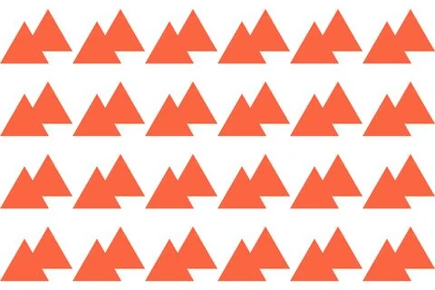 Geometric Pattern Geometric Background Triangle Shapes and Designs Orange Colors 库存插图