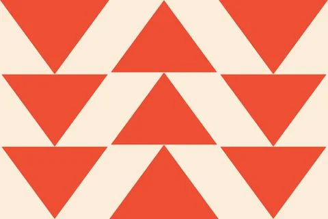 Geometric Pattern Geometric Background Triangle Shapes and Designs Orange Colors 库存插图