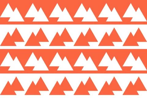 Geometric Pattern Geometric Background Triangle Shapes and Designs Orange Colors 库存插图