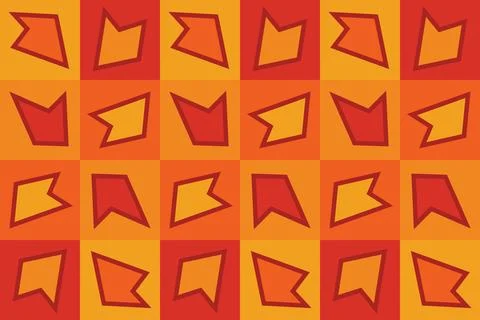 Geometric Pattern Geometric Background Triangle Shapes and Designs Orange Colors Иллюстрация