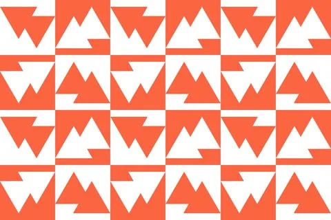 Geometric Pattern Geometric Background Triangle Shapes and Designs Orange Colors Иллюстрация