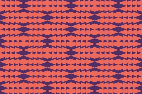 Geometric Pattern Geometric Background Triangle Shapes and Designs Orange Colors Stock Illustration