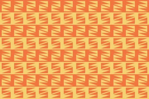 Geometric Pattern Geometric Background Triangle Shapes and Designs Orange Colors Illustrazione stock