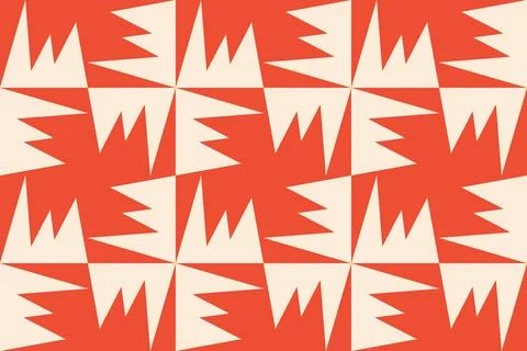 Geometric Pattern Geometric Background Triangle Shapes and Designs Orange Colors Stock Illustration