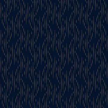 Geometric pattern. Gold on dark blue background Stock Illustration