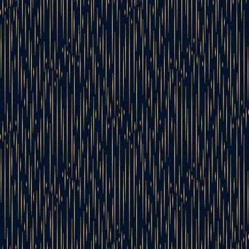 Geometric pattern. Gold on dark blue background Stock Illustration