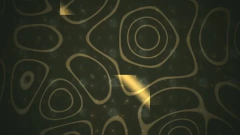 Geometric pattern with golden lines and dark background Stock Footage 339323033