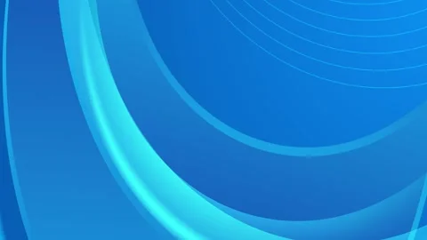 Geometric pattern with gradient and overlapping blue curvy elements seamless 4k Stock Footage 295096794