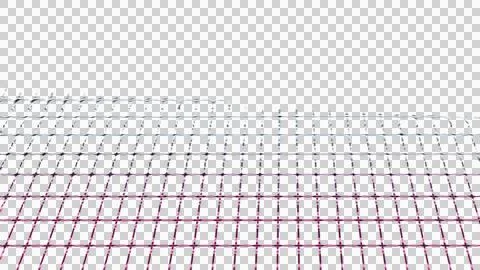 Geometric pattern with gradient pink and purple stripes and white zigzag border イラスト素材