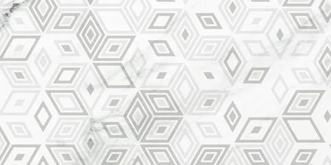 Geometric pattern gray background with marble texture Stock Illustration