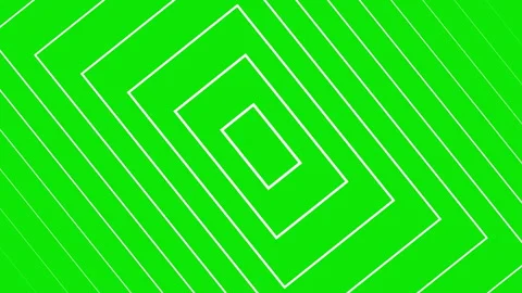 Geometric pattern on green screen minimalist decorative rectangle with repeating Stock Footage 248315015