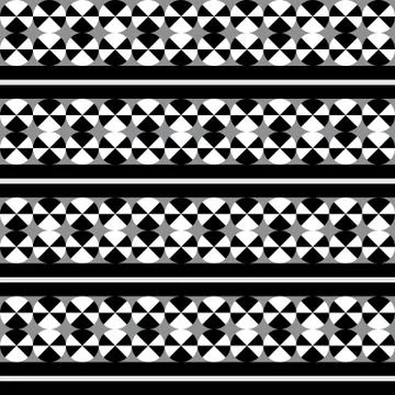 Geometric pattern with grey white and black circles Stock Illustration