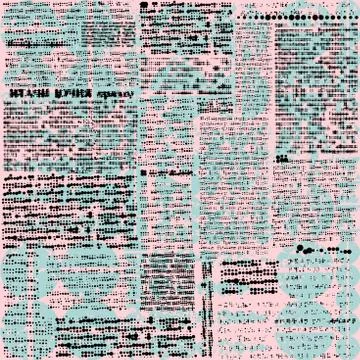 Geometric pattern with grunge effect. Stock Illustration