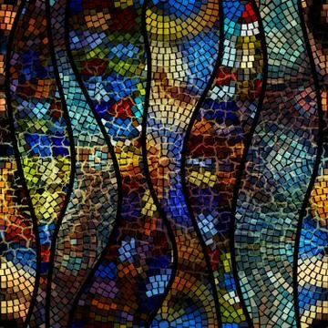 Geometric pattern with a grunge effect. Illustrazione stock