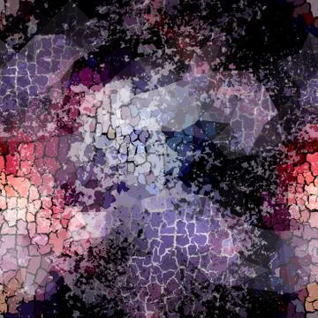 Geometric pattern with grunge effect. イラスト素材