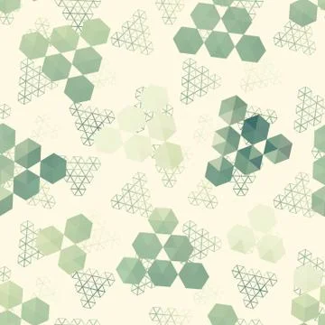 Geometric pattern of hexagon triangle Stockillustratie
