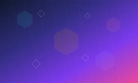Geometric pattern with hexagons and rhombuses against a gradient purple bac.. Stock Illustration