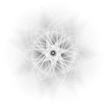 Geometric pattern icon star astrology pentagram symbol Stock Illustration