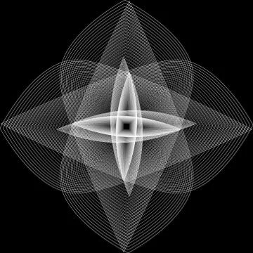 Geometric pattern icon star astrology pentagram symbol Stock Illustration