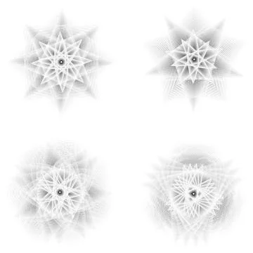 Geometric pattern icon star astrology pentagram symbol イラスト素材