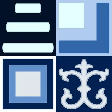 Geometric pattern Illustrazione stock