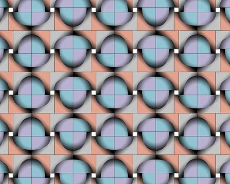 Geometric pattern illustration for decoration in gradient colors, background 스톡 일러스트