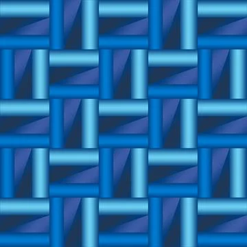 Geometric pattern illustration for decoration in gradient blue color, backgro Stock Illustration