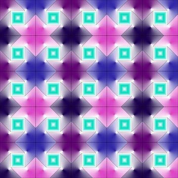 Geometric pattern illustration for decoration in gradient colors, background 스톡 일러스트