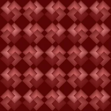 Geometric pattern illustration for decoration in gradient red color, backgrou Stock Illustration