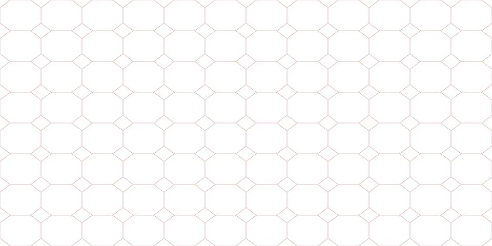 Geometric pattern of interconnected hexagonal shapes forming a seamless grid. Illustrazione stock