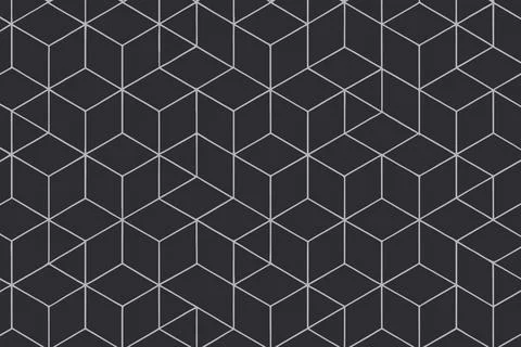Geometric pattern of intersecting lines on dark background イラスト素材