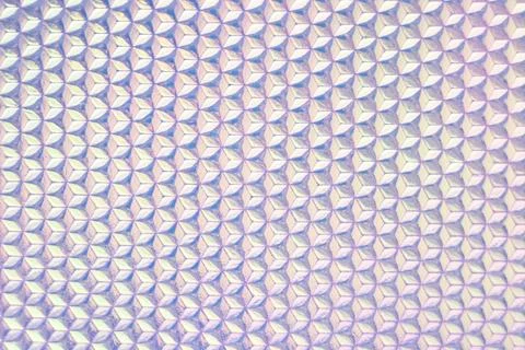 Geometric pattern with iridescent textures and repeating hexagonal shapes 写真素材