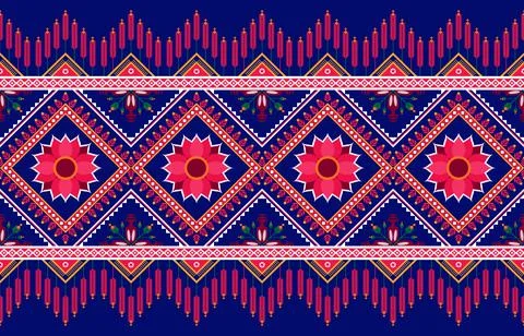 Geometric pattern Jpeg image with seamless background. Stock Illustration