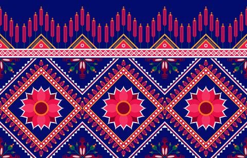 Geometric pattern Jpeg image with seamless background. Stock Illustration