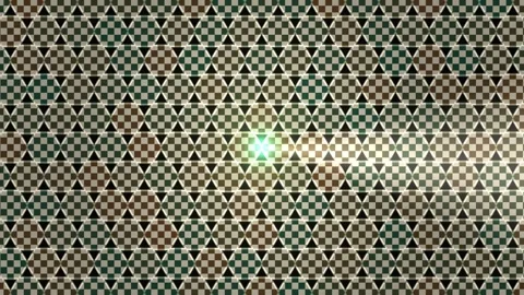 Geometric pattern with light shining through classic tiles Stock Footage 338326678