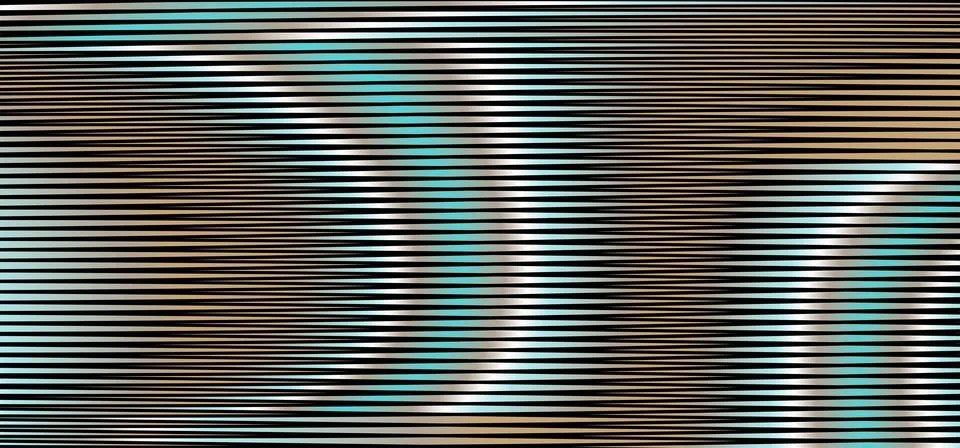 Geometric pattern with linear texture and blurred vision shapes. 스톡 일러스트